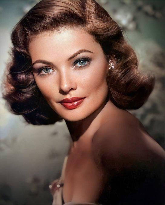 The gorgeous actress Gene Tierney