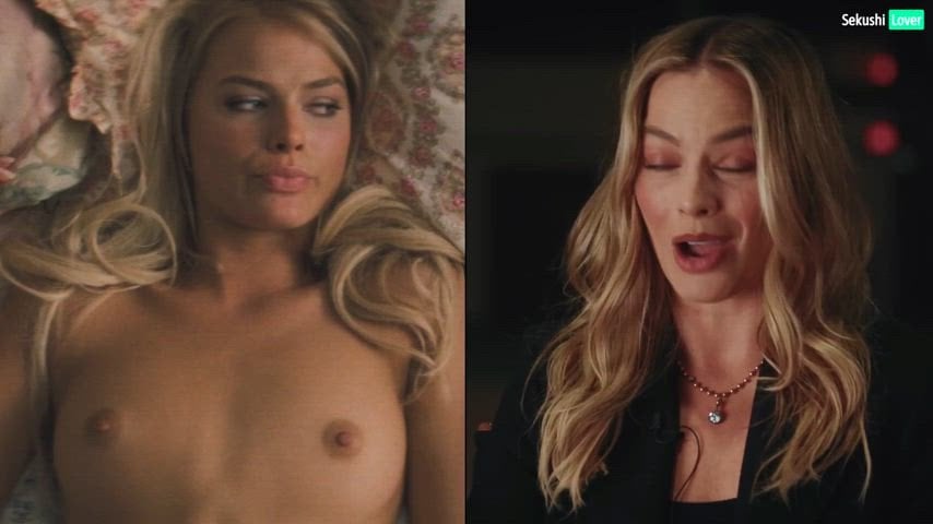 Margot Robbie Clothed vs Unclothed